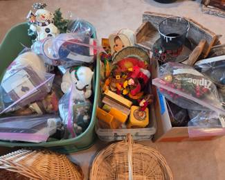 Lots of holiday items