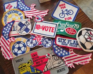 Vintage sew-on patches