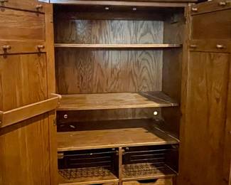 INSIDE OF STORAGE CABINET