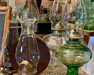VINTAGE OIL LAMPS