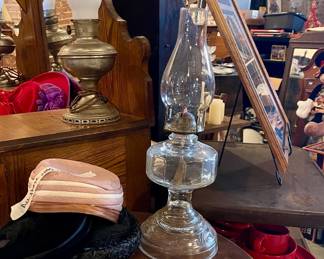 VINTAGE HATS, OIL LAMPS, FAYETTE COUNTY BOOK