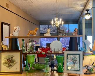 LAMPS, FRAMED PRINTS