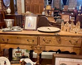 RUSTIC WOOD SOFA TABLE