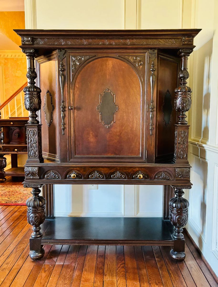 Antique Renaissance Revival cabinet...