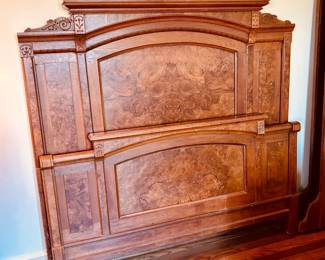 Burl wood (full sized) bed...