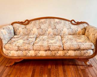 Vintage Duncan Phyfe style sofa...
