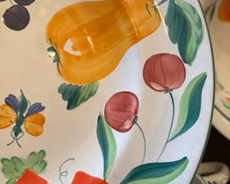 Vintage Herend Village Pottery, partial service for 12 (detail)...