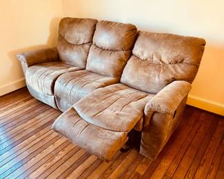 Electric reclining sofa (detail)...