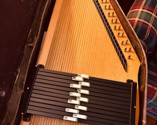 Vintage Oscar Schmidt Autoharp with case...