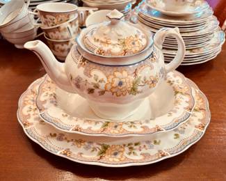 Vintage "Temple Garden" by Royal Doulton (detail)...