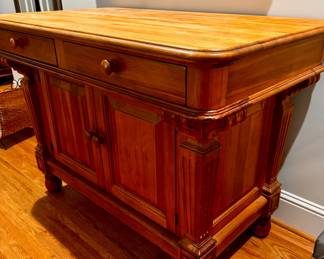 Dimensions are 54"L x 31 1/4" Wx 38"T     the top shows somewhere but generally this has headlight use. It is in good overall condition.