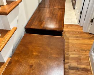 The tops are swivel, turntable, capable with added hardware which we have