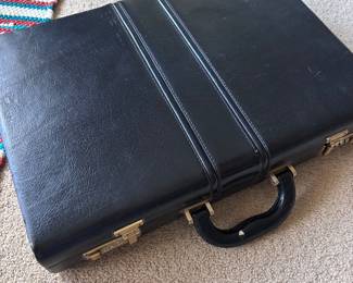 Michael Scott made in Italy leather briefcase 