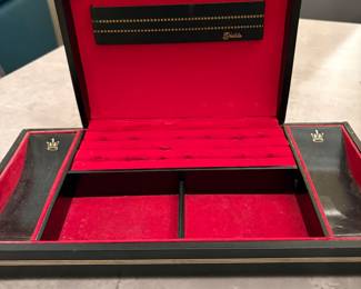 Vintage Shields Jewlery box case/ valet
