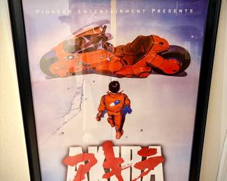 Framed Akira Movie Poster - $10