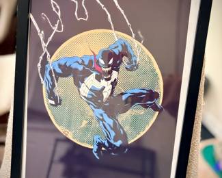 Signed Ryan Stegman Venom Framed Print - $15