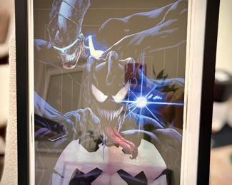Signed Ryan Stegman Venom Foil Framed Print - $20