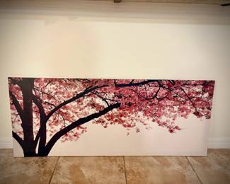Ikea Cherry Blossom Sakura Canvas - $20