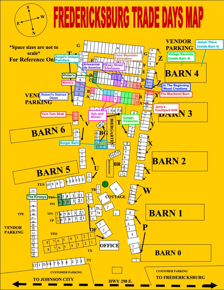 Trade Days Map