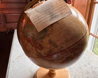 World Globe. Photo 2 of 3. 