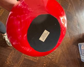 Set of 3 Large Cherry Sculptures. Each Measures 10" W x 27" H. Photo 2 of 2. 