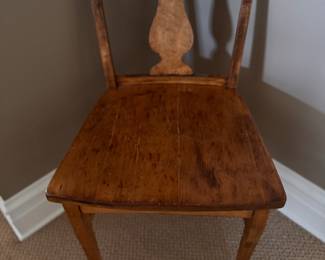 Cherry T-Back Child's Chair. Photo 2 of 2. 