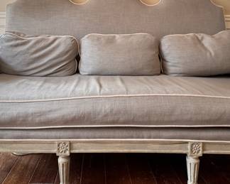 John-Richard Gustavian Sofa in the Louis XVI Style. Measures 78" W x 36" D with 18" Seat Height. Photo 2 of 7. 