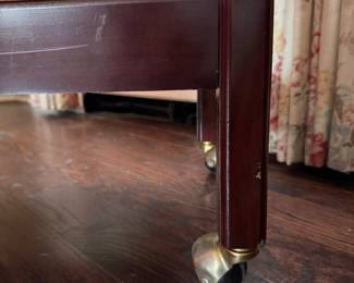 Butler's Tray Table Bar Cart. Great As Is But Would Be Wonderful Painted. Ask Us For Resources! Measures 35" x 25" x 29" H. Photo 3 of 4. 
