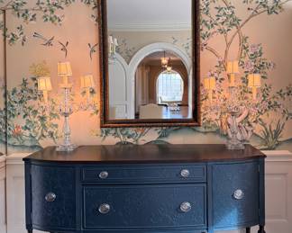 Two-Tone Painted Buffet. Measures 68" W x 22" D x 38" H. Photo 1 of 5. 