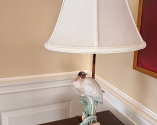 Fitz & Floyd for Frederick Cooper Ceramic Heron Table Lamp. Measures 24" H. Photo 1 of 2. 