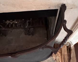 Wrought Iron Fireplace Screen. Measures 44" W x 11" D. Photo 2 of 2. 