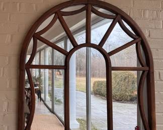 Window Pain Mirror. Measures 35" W x 35" H. 