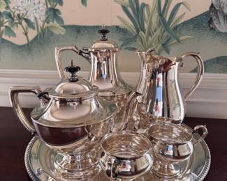 5-Piece Crescent Tea Seat with Tray. Photo 1 of 2. 