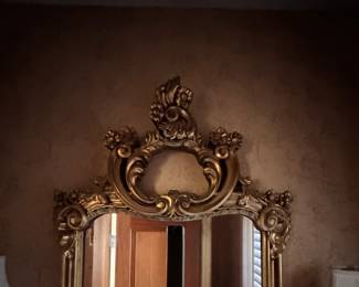 Rococo-Style Gold Gild Finish Wood Mirror. Measurements To Come. Photo 2 of 3. 