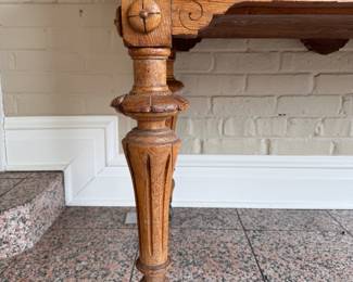 Antique Bakers Chest with Marble Top. Would Make a Great Mini Kitchen Island. Measures 42" x 27" D x 38" H. Photo 7 of 7. 