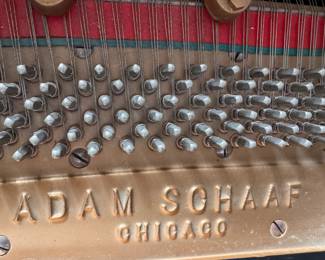 Schaaf Baby Grand Piano. Serial Number 58530. Photo 5 of 8. 
