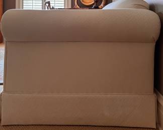 Upholstered Loveseat. Measures 58" W x 36" D. Photo 4 of 4. 