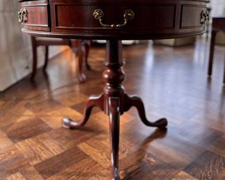 Century Furniture Reproduction Drum Table. Measures 32" D x 29" H. Photo 1 of 3. 