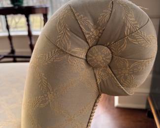 Pair of Slipper Chairs. Each Measures 26" W x 34" D. Photo 6 of 6. 