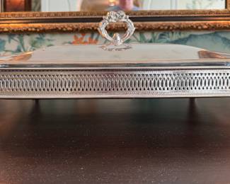 Silverplate Chaffing Dish. 