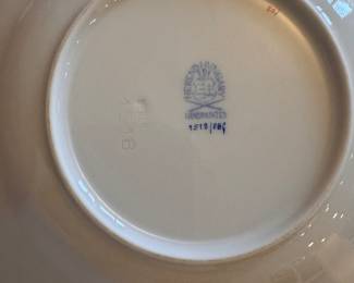 Herend Blue Garland Porcelain China - 6-Piece Placesetting for 12 PLUS Serving Pieces. Photo 2 of 3. 