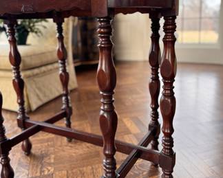 Antique Accent Table. Measures 32" W x 18" D x 30" H. Photo 2 of 3. 