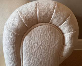 Upholstered Loveseat. Measures 58" W x 36" D. Photo 3 of 4. 