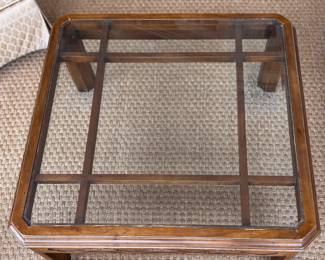 Vintage Century Furniture Coffee Table with Lattice Trim. Great As Is But Would Be Beautiful Lacquered. Ask Us For Resources. Measures 42" x 42" x 18" H. Photo 2 of 3. 
