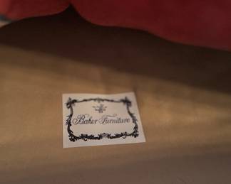 Baker Furniture Club Chair With Down Filled Cushion. May Need ReUpholstering. Matching Ottoman Available, Too. Club Chair Measures 38" W x 40" D. Photo 4 of 4. 