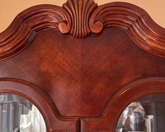 Bernhardt Mark Hampton Collection Mahogany Queen Anne Secretary Writing Desk with Drop Front. Measures 46" W x 86" H. Photo 2 of 7. 