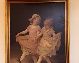 "Glee" After John Morgan. Lithograph. Measures 32" W x 40" H. 