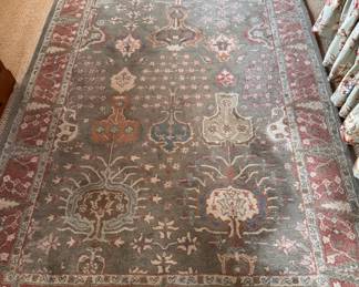 Persian-Style Rug. Measures 8" x 10". Photo 3 of 3. 