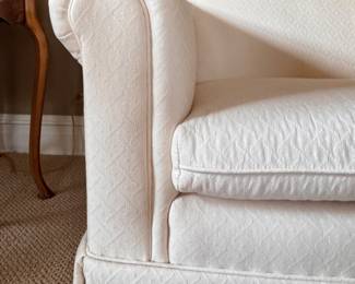 Upholstered Loveseat. Measures 58" W x 36" D. Photo 2 of 4. 