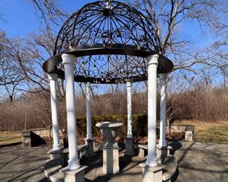 Cast Concerte Planter, Plinth and Benches. Photo 1 of 2. 